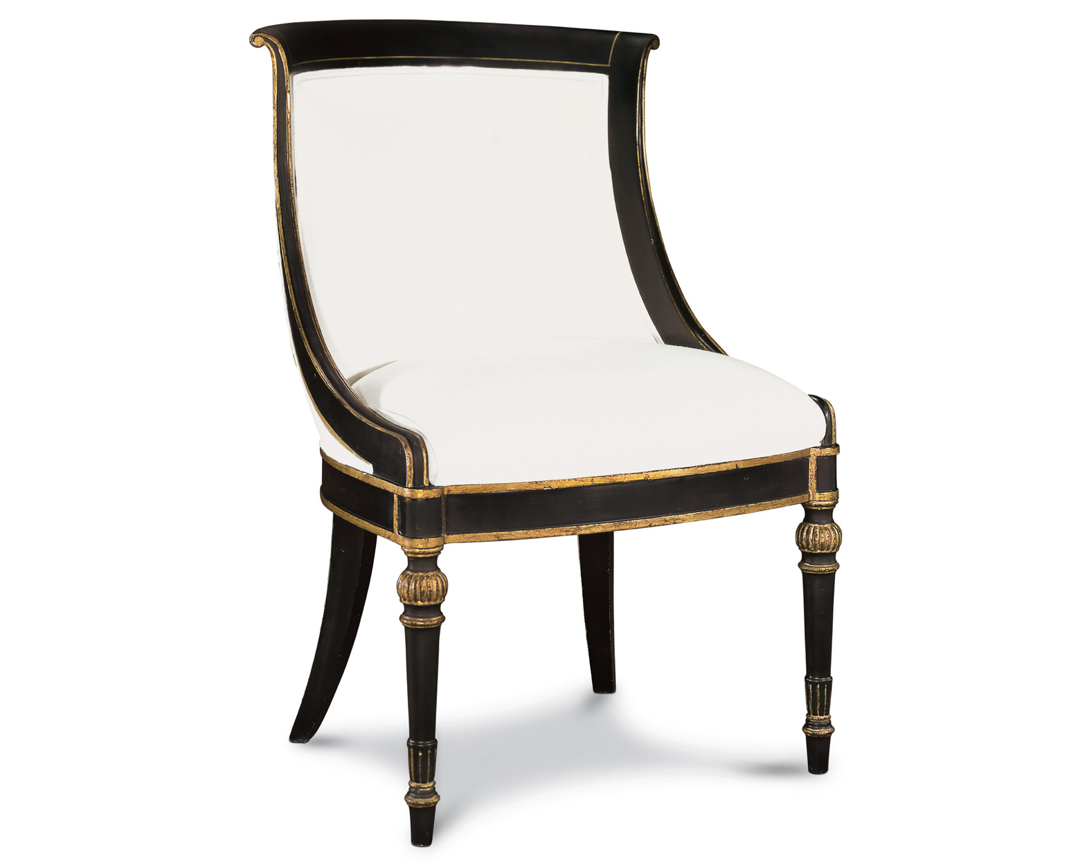 WALES REGENCY CHAIR WITH UPHOLSTERED BACK